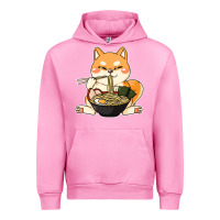 Fuchsia Pink shiba inu dog ramen Urban Hoodie - artisFamous