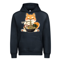 Navy shiba inu dog ramen Urban Hoodie - artisFamous