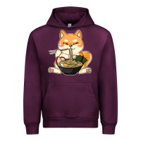 Mauve Wine shiba inu dog ramen Urban Hoodie - artisFamous