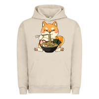 Pigment French Oak shiba inu dog ramen Urban Hoodie - artisFamous