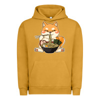 Pigment Peanut Butter shiba inu dog ramen Urban Hoodie - artisFamous