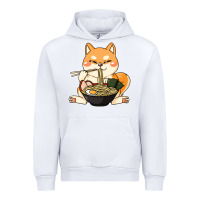 White shiba inu dog ramen Urban Hoodie - artisFamous