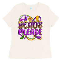 Bone beads please mardi gras Ladies Tee - OliviaCreatesArt
