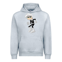 Heather Grey danny phantom run Urban Hoodie - artisFamous