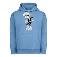 Pigment Pebble Blue danny phantom run Urban Hoodie - artisFamous