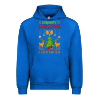 Cobalt merry christmas Urban Hoodie - artisFamous
