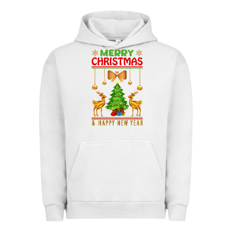Merry Christmas Urban Hoodie by artisFamous | Teevron