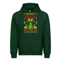 Forest Green merry christmas Urban Hoodie - artisFamous