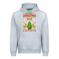 Heather Grey merry christmas Urban Hoodie - artisFamous