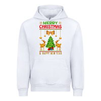 White merry christmas Urban Hoodie - artisFamous