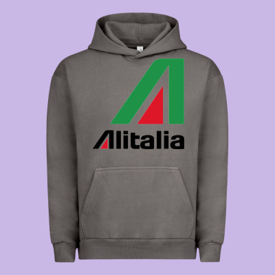 Alitalia Urban Hoodie Designed By Artisfamous