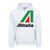 White alitalia Urban Hoodie - artisFamous
