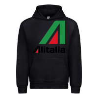 Black alitalia Urban Hoodie - artisFamous