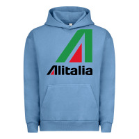 Pigment Pebble Blue alitalia Urban Hoodie - artisFamous