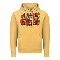 Vintage Mustard Christmas Elfs Vintage Hoodie - FaDigitalArtStudio