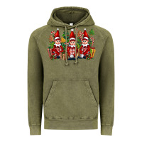 Vintage Olive Christmas Elfs Vintage Hoodie - FaDigitalArtStudio