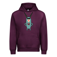 Mauve Wine plankton Urban Hoodie - artisFamous