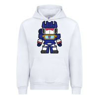 White soundwave transformers chibi Urban Hoodie - artisFamous