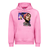 Fuchsia Pink lil peep Urban Hoodie - artisFamous