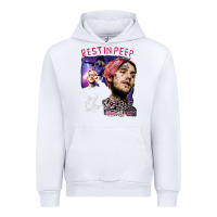 White lil peep Urban Hoodie - artisFamous