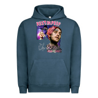Pigment Midnight Navy lil peep Urban Hoodie - artisFamous