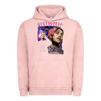 Pigment Salmon lil peep Urban Hoodie - artisFamous