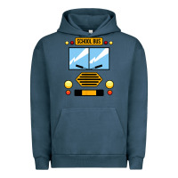 Pigment Midnight Navy school bus costume cool halloween Urban Hoodie - artisFamous