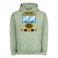 Pigment Oil Green school bus costume cool halloween Urban Hoodie - artisFamous
