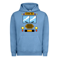 Pigment Pebble Blue school bus costume cool halloween Urban Hoodie - artisFamous