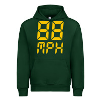 Forest Green 88mph funny Urban Hoodie - artisFamous