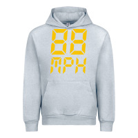 Heather Grey 88mph funny Urban Hoodie - artisFamous