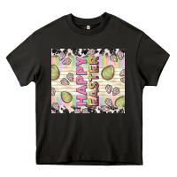 Asphalt happy easter with cowhide Heavy Core Tee - TumblerDesignByShophia