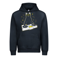Navy cat dj Urban Hoodie - artisFamous