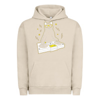 Pigment French Oak cat dj Urban Hoodie - artisFamous