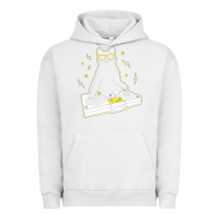 Pigment Lunar Rock cat dj Urban Hoodie - artisFamous