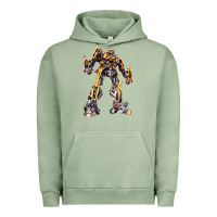 Pigment Oil Green transformers Urban Hoodie - artisFamous