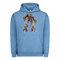 Pigment Pebble Blue transformers Urban Hoodie - artisFamous