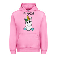 Fuchsia Pink so manly funny unicorn Urban Hoodie - artisFamous
