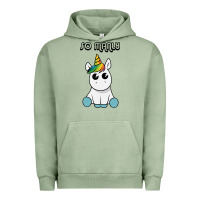 Pigment Oil Green so manly funny unicorn Urban Hoodie - artisFamous