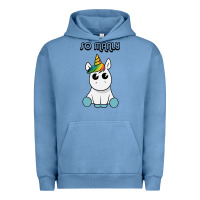 Pigment Pebble Blue so manly funny unicorn Urban Hoodie - artisFamous