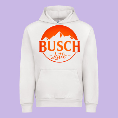 Busch Latte Urban Hoodie Designed By Artisfamous