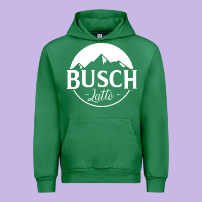 Busch Latte Urban Hoodie Designed By Artisfamous