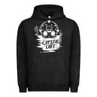 Pigment Black camp crystal lake sweatshirt Urban Hoodie - artisFamous