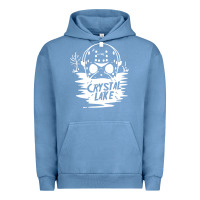 Pigment Pebble Blue camp crystal lake sweatshirt Urban Hoodie - artisFamous