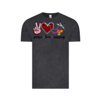 Vintage Black peace love nursing Vintage Tee - Jasminsmagicworld
