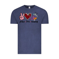 Vintage Denim peace love nursing Vintage Tee - Jasminsmagicworld