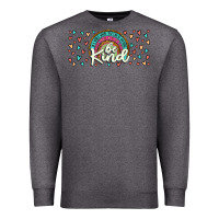 Charcoal Heather be kind Premium Sweatshirt - JahusDesignShop