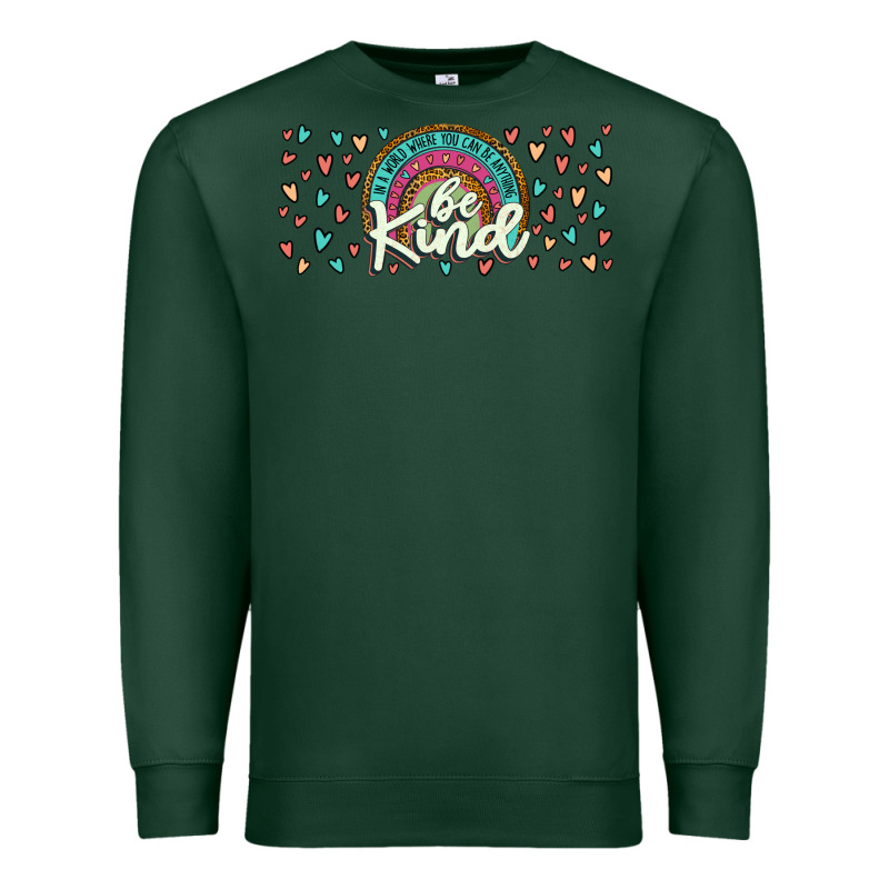 Be Kind Premium Sweatshirt by JahusDesignShop | Teevron