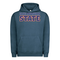 Pigment Midnight Navy blue mountain state Urban Hoodie - artisFamous