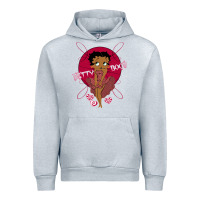 Heather Grey Black Betty Boop Urban Hoodie - artisFamous